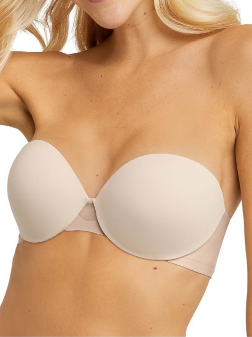 Maidenform 32A Strapless Nude Bra Smooth Convertible Support